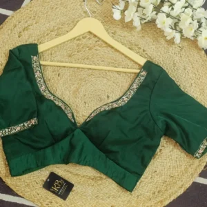 Sabyasachi cut Bridal Blouse Green - k3 style studio